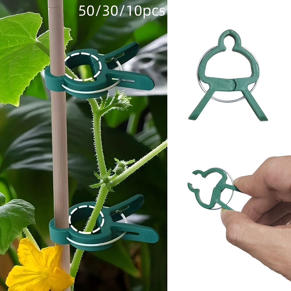Gardening Tools Essential - 10/30/50 Buah Klip Tanaman Yang Dapat