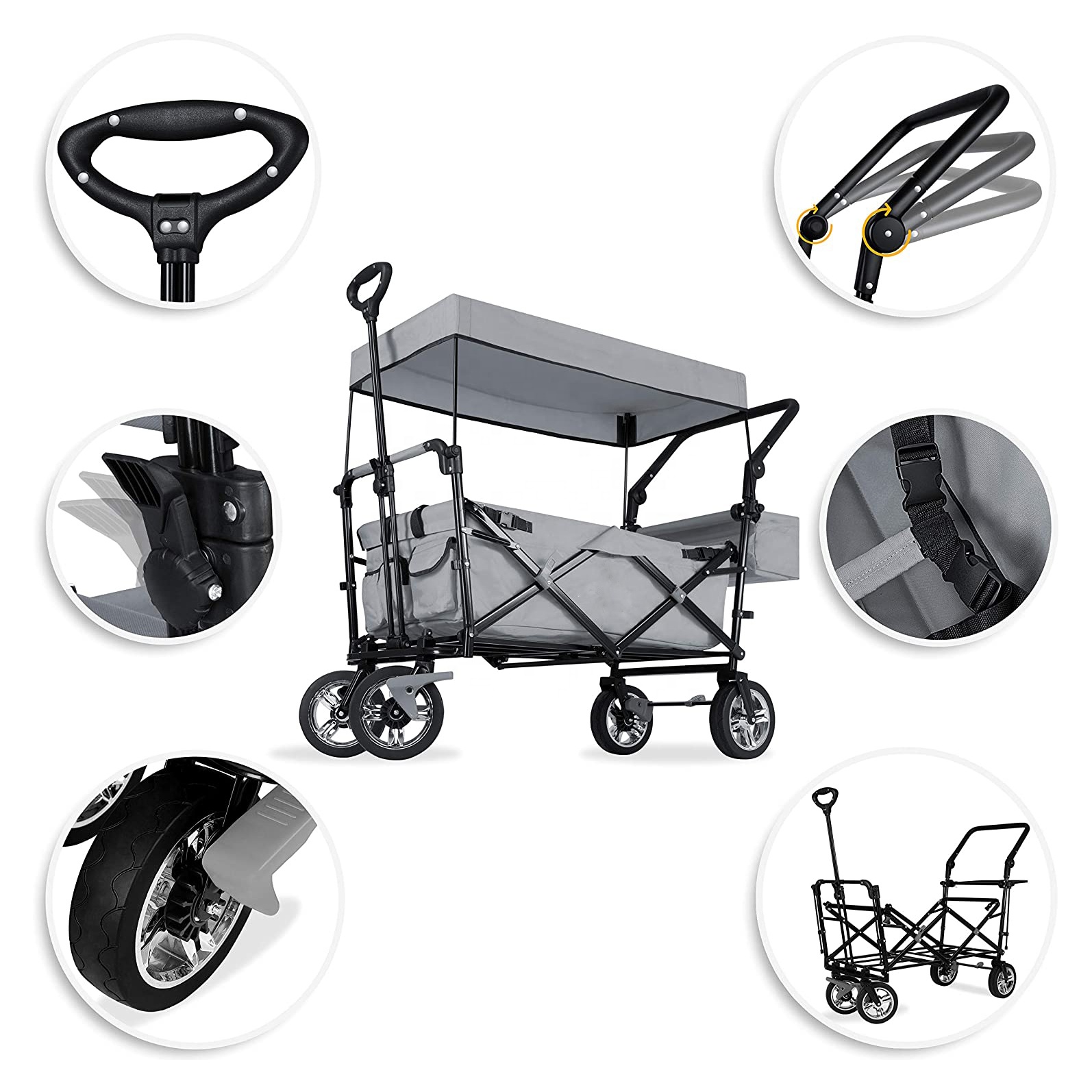 Gardening Tools Best - Gerobak Taman Lipat Multifungsi Terlaris, Kuat