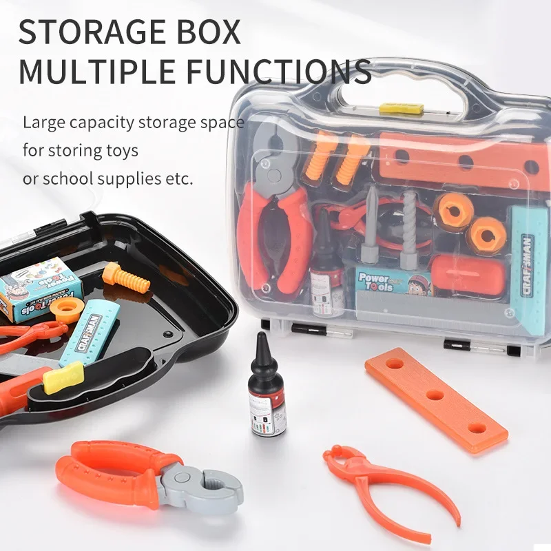 Gardening Tools Kit For Kids - Set Kotak Peralatan Bermain Peran Anak-anak,