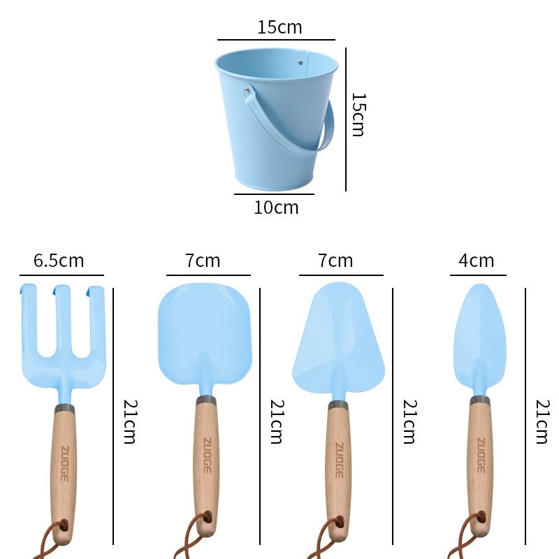 Set Berkebun Anak 7 Buah, Pera - Gardening Tools Kit For Kids ulasan dan harga
