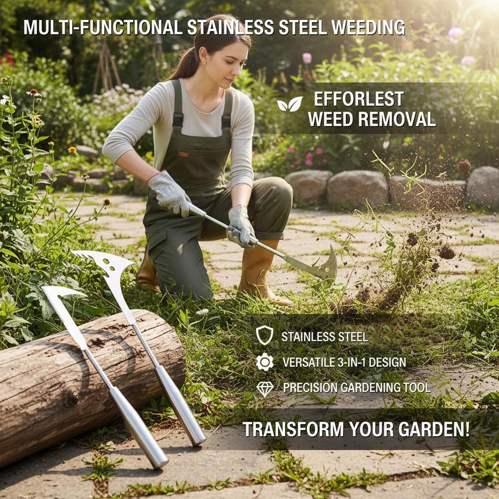 Alat Penyiang Gulma Manual (1  - Gardening Tools Japanese ulasan dan harga