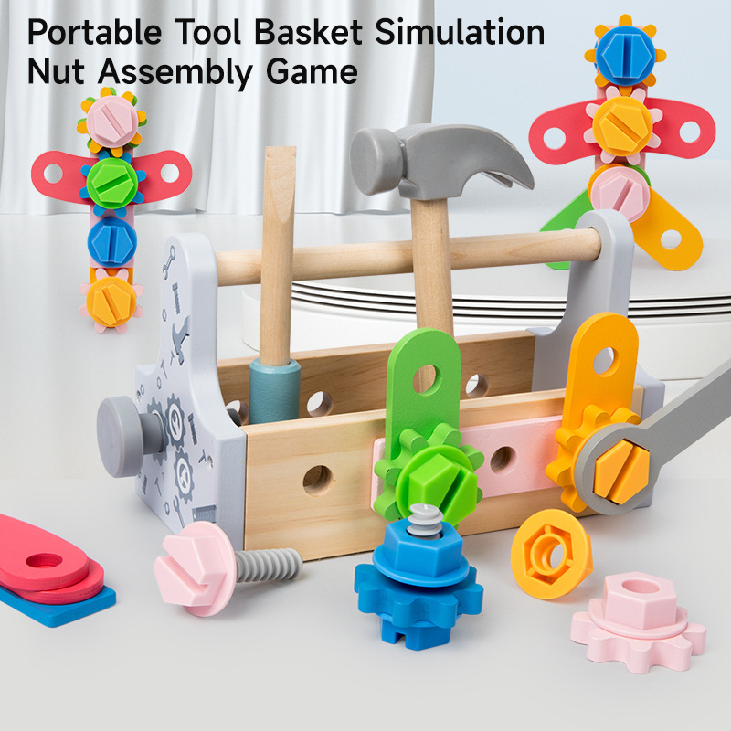 Kotak Perkakas Kayu untuk Anak - Gardening Tools Kit For Kids ulasan dan harga