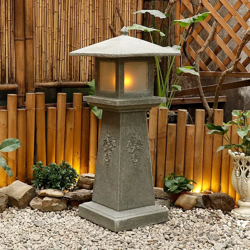 Patung lampu Jepang bergaya pa - Gardening Tools Japanese ulasan dan harga