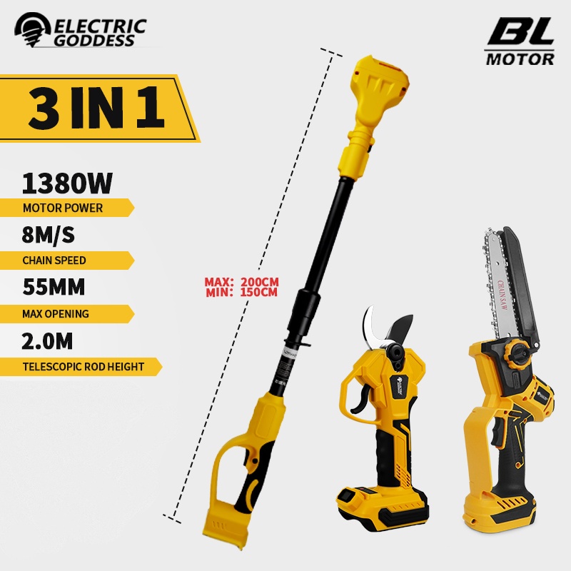 Gergaji Rantai Listrik Tanpa S - Gardening Tools Basic ulasan dan harga