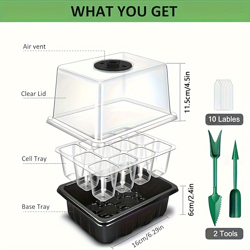Kit Pemula Bibit - 1/2/3 Set,  - Led Grow Light ulasan dan harga
