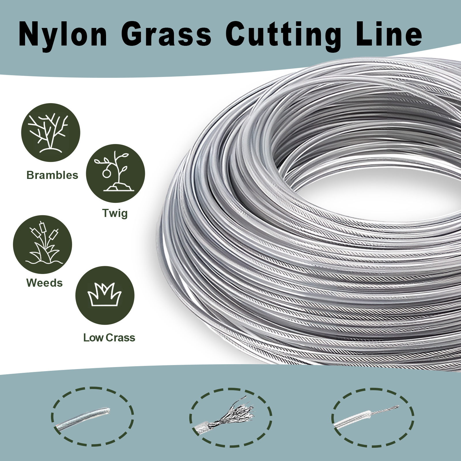Senar Pemotong Rumput Baja/Nil - Gardening Tools Basic ulasan dan harga
